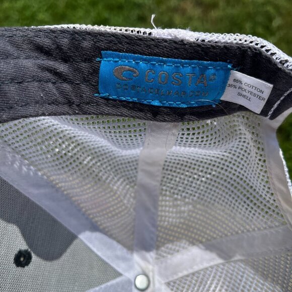 Costa Marlin Trucker Cap Blue and Red Adjustable Beach Fishing Offshore - Picture 5 of 6